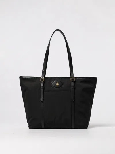 Bally 'b-light' Nylon And Leather Tote Bag In Black