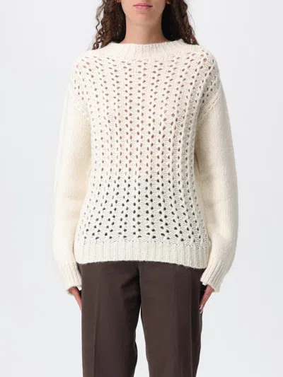 Dondup Turtle-neck Sweater In White