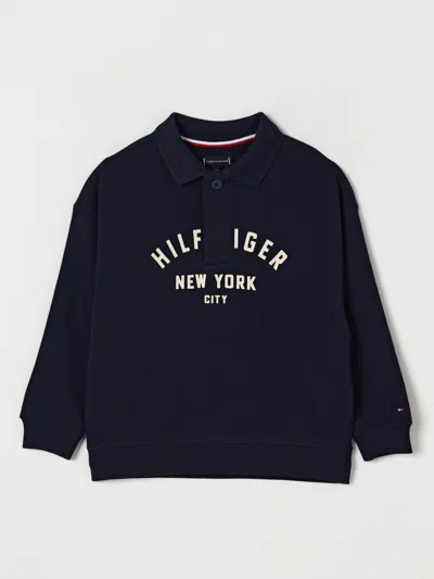 Tommy Hilfiger Polo Shirt  Kids Color Navy In Blue