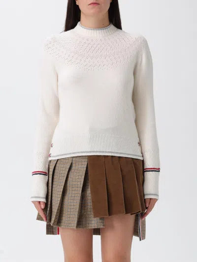 Thom Browne Sweater  Woman Color White In Multi