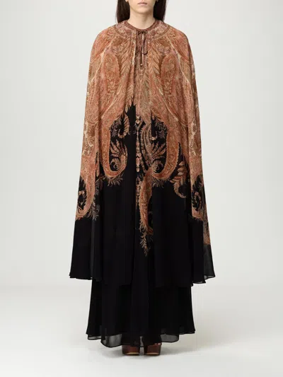 Zimmermann Hypnotic Cape Maxi Dress In Multi