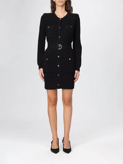 Liu •jo Liu Jo Short Knitted Dress In Black