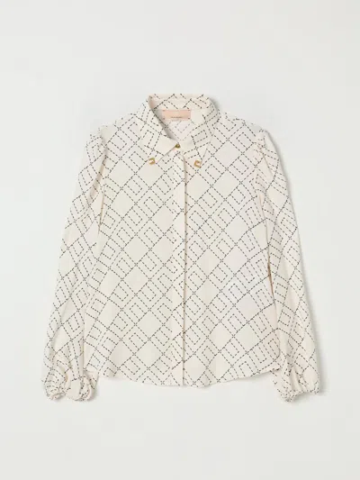 Elisabetta Franchi La Mia Bambina Shirt  Kids Color Black In Neutral