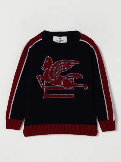 Etro Pegaso-intarsia Sweater In Animal Print