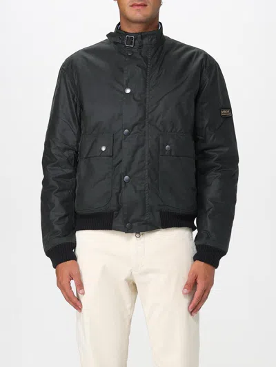 Barbour Traction Waxed Jacket In Green