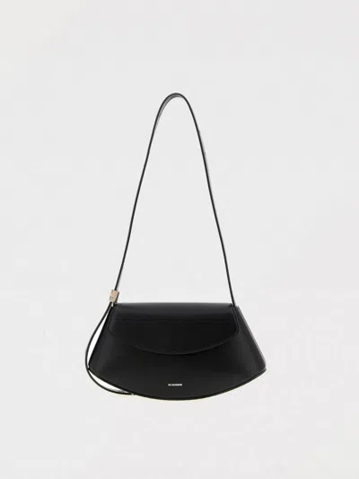 Jil Sander Small Crossbody Bag Adjustable Strap In Black