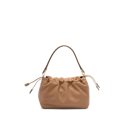 Fendi Large Shoulder Bag Adjustable Strap In Brown