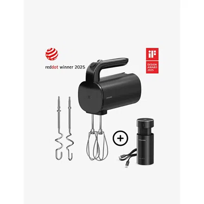 Zwilling J.a. Henckels Black Cordless Hand Mixer Set In Black