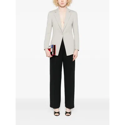 Giorgio Armani Single-button Patch-pocket Blazer In White