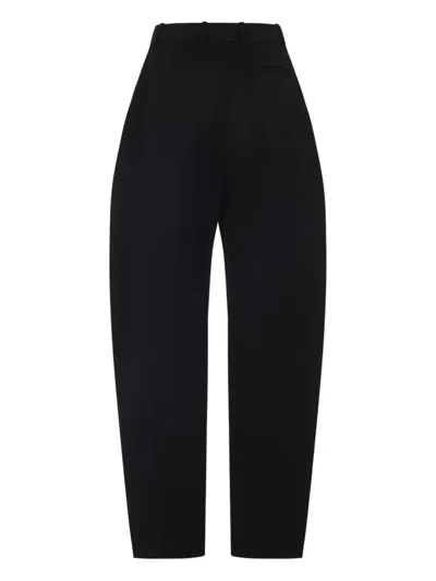 Givenchy Wool Trousers With Pleated Design And Button Detail In Animal Print