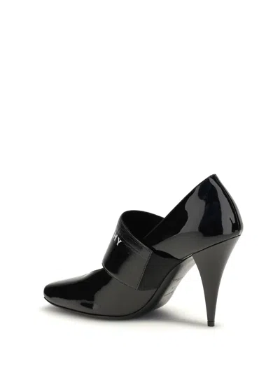 Givenchy Square Toe Patent Pumps In Black