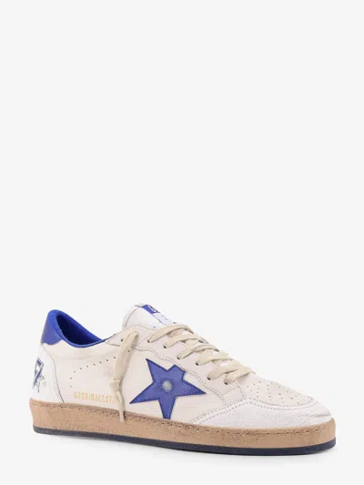 Golden Goose Vintage Low-top Sneakers With Laminated Leather Details In White