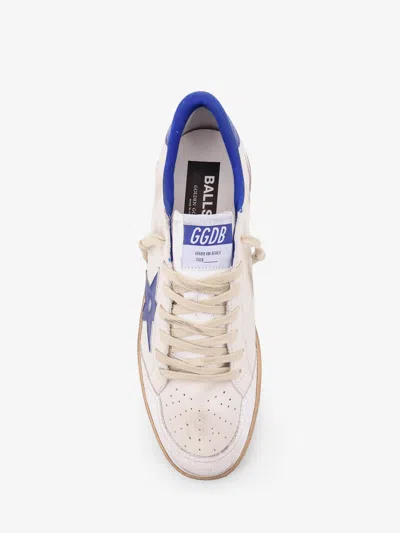 Golden Goose Vintage Low-top Sneakers With Laminated Leather Details In White