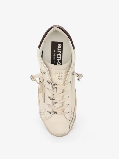 Golden Goose 20mm Super-star Leather Sneakers In Multi