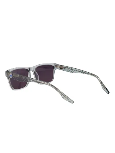 星星印花长方形镜框太阳眼镜