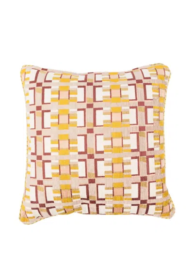 Soho Home Jasper Jacquard Cushion In Multi