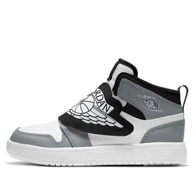 Air Jordan (ps)  1 Sky Logo 'grey Black White' In Multi