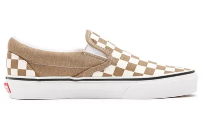 Vans Slip-on Chessboard Brown/white In Multi
