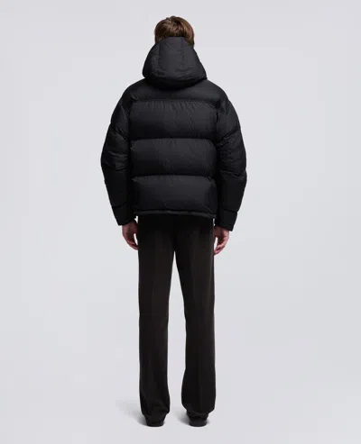Aspesi Zipped Hooded Puffer Jacket In Black