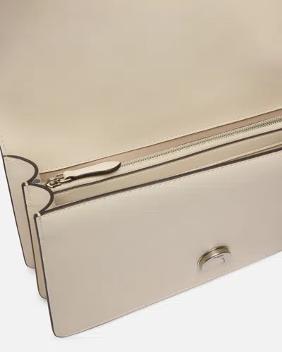 Pinko Love Bag One Medium Handbag In Leather In White