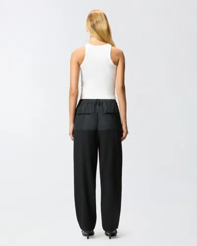 Pinko Rhinestone-embellished Slim Fit Sleeveless Top In Gray