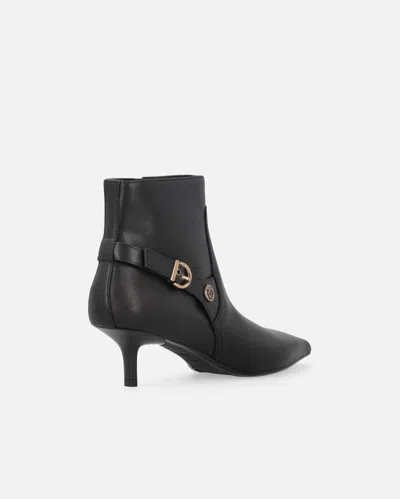 Pinko Stylish Ankle Boots Kitten Heel In Black