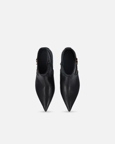 Pinko Stylish Ankle Boots Kitten Heel In Black