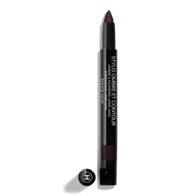 Chanel Stylo Ombre Et Contour Eyeshadow - Liner - Khol - 08 Rouge Noir In Brown