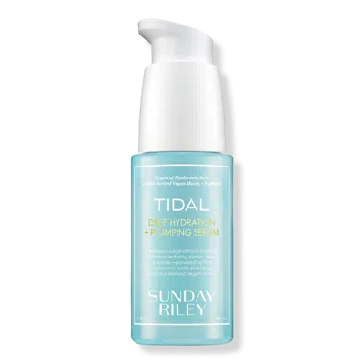 Sunday Riley Tidal Deep Hydration And Plumping Serum 1 Oz/30 ml In Transparent