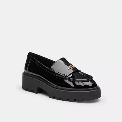 Coach Lucy Loafer In Black