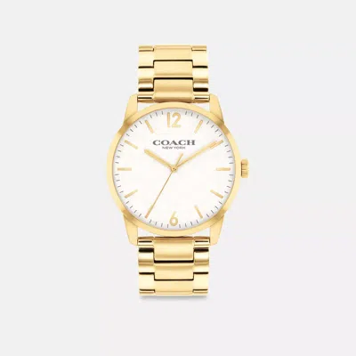 Coach Keane Watch, 39 Mm In Yellow