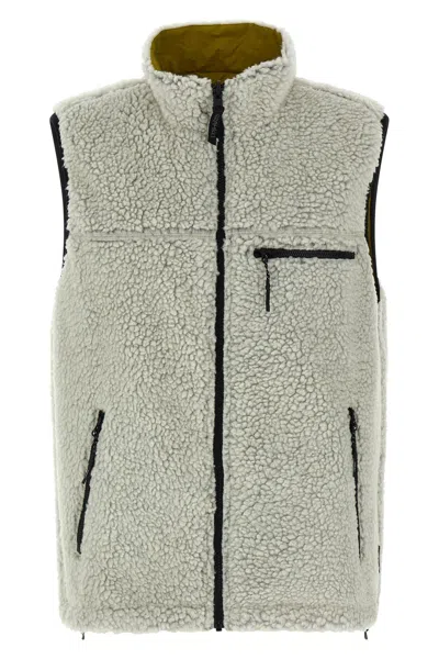 Gramicci Reversible Sherpa Gilet Multicolor In Gray