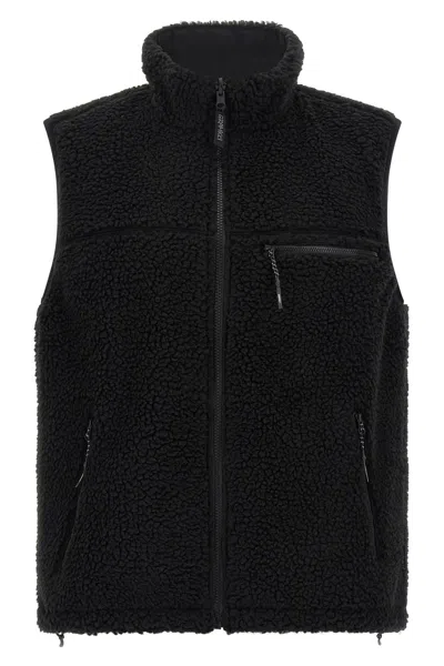 Gramicci 'reversible Sherpa' Vest In Black