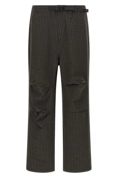 Gramicci Northside Plaid Pants Brown In Gray