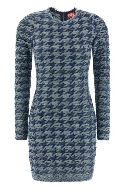 Diesel "m-halma" Dress In Blue