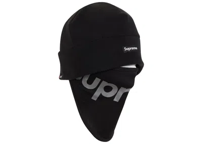 Pre-owned Supreme Polartec Facemask Beanie In Black