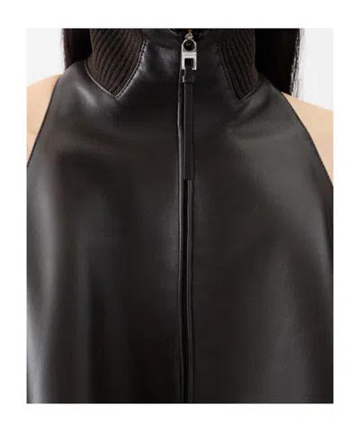 Jacquemus Triangle Cut Sleeveless Dress In Brown