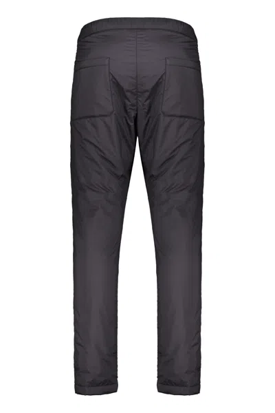 Herno Elasticated-waist Tapered Trousers In Black