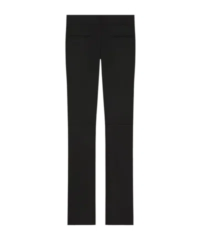 Courrèges Ankle Band Bootcut Trousers In Black