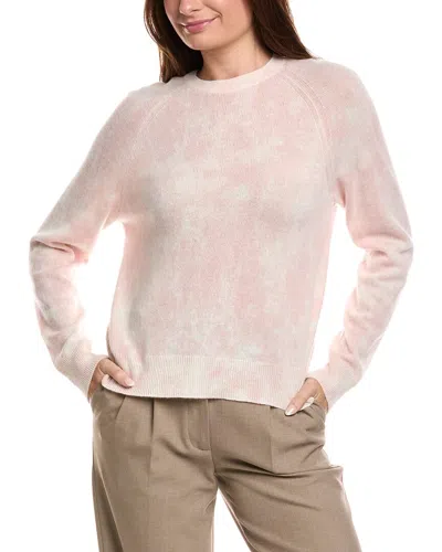 Lafayette 148 Raglan-sleeve Cashmere Sweater In Pink