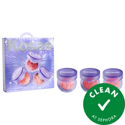 Kosas Mini Blush Is Life Trio Gift Set In Transparent