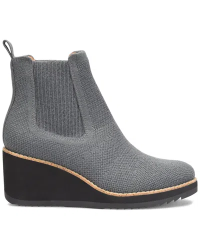 Söfft Eiley Platform Wedge Chelsea Boot In Gray