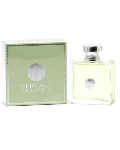 Versace Women's Versense Ladies 3.4oz Eau De Toilette Spray In Green