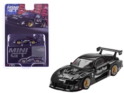 Mini Gt Mazda Rx-7 Lb-super Silhouette #20 "liberty Walk" Black Limited Edition 1/64 Diecast Model Car By Mi In Black