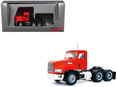 Promotex Mack 603 Short Day Cab Red 1/87 (ho) Plastic Model Car By  In Red