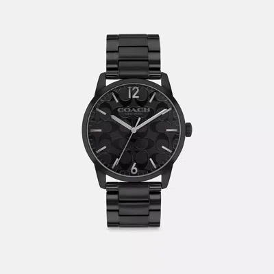 Coach Outlet Keane Watch, 39 Mm In Black