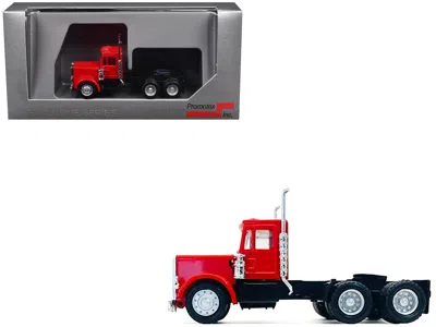 Promotex Peterbilt Short Day Cab Red 1/87 (ho) Plastic Model Car By  In Red