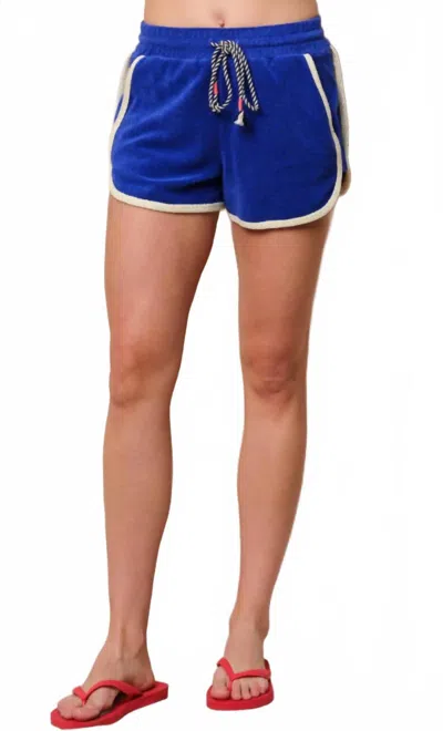 Sundry Loop Terry Shorts In Cobalt In Blue
