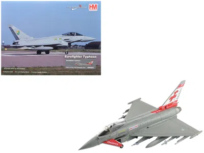 Hobby Master Euro Typhoon Aircraft "zk315 41 Squadron Raf Coningsby" (2015) Royal Air Force "air Power Series" 1/ In Multi
