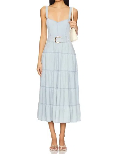 Show Me Your Mumu Lainey Midi Dress In Blue